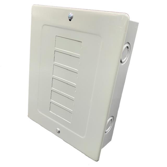 Tablero Metal para Breaker 6 Circuitos P/Empotrar Monofasico Lumistar