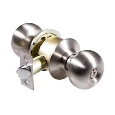 Cerradura de Dormitorio Gater Pomo Acero Inox Mate