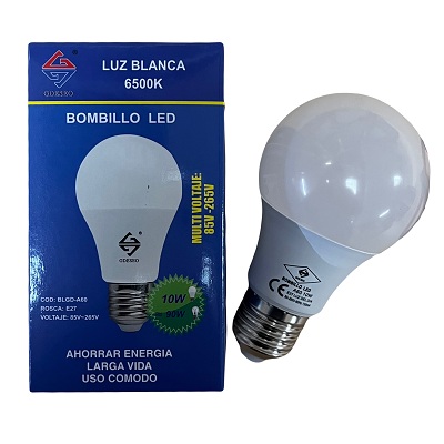 Bombillo Led Bulbo 10W Luz Blanca E27