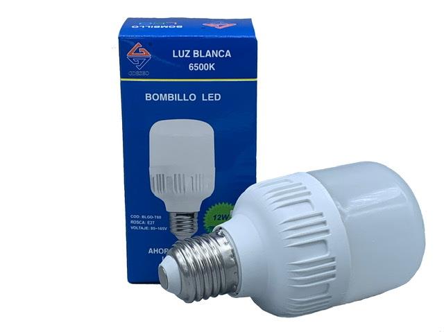 Bombillo Led Bulbo 12W Luz Blanca Rosca E27