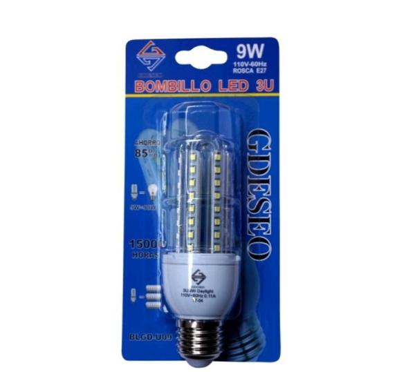 Bombillo Led 3U 9W Rosca E27 Gdeseo