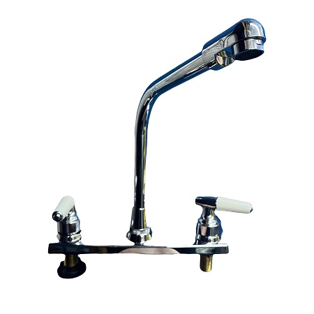 Griferia para Fregadero 8" Metalico Manilla Palanca