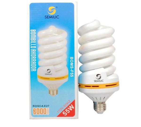Bombillo Ahor.Full Esp. 55W 8000H 110V Semilic
