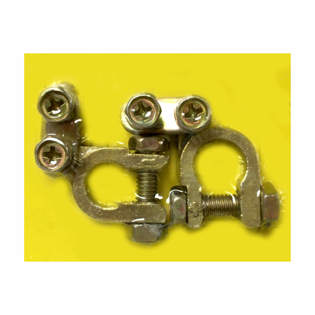 Bornes para Bateria de Plomo Color Bronce Par 11-12 Mm