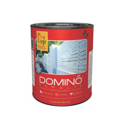 Domino Brillante Blanco Sierra Brillante 1/4"