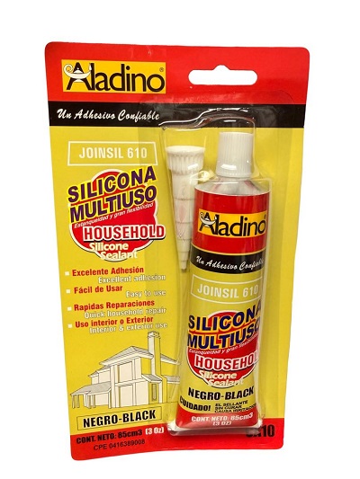 Silicon Multiusos Aladino 85Ml Negro
