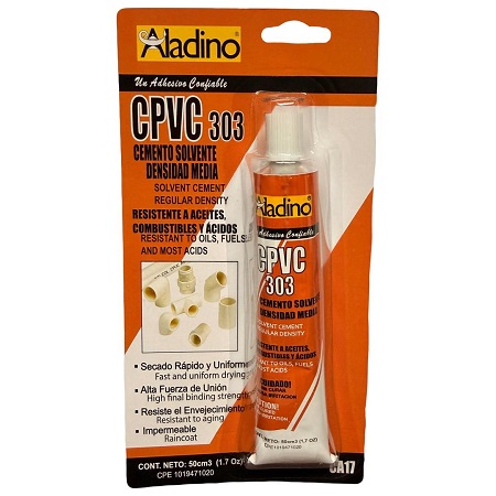 Pega Cpvc Agua Caliente Aladino 50Cm3