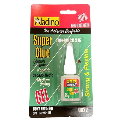Pega Super Glue Gel Joinquick 516 8Gr Aladino