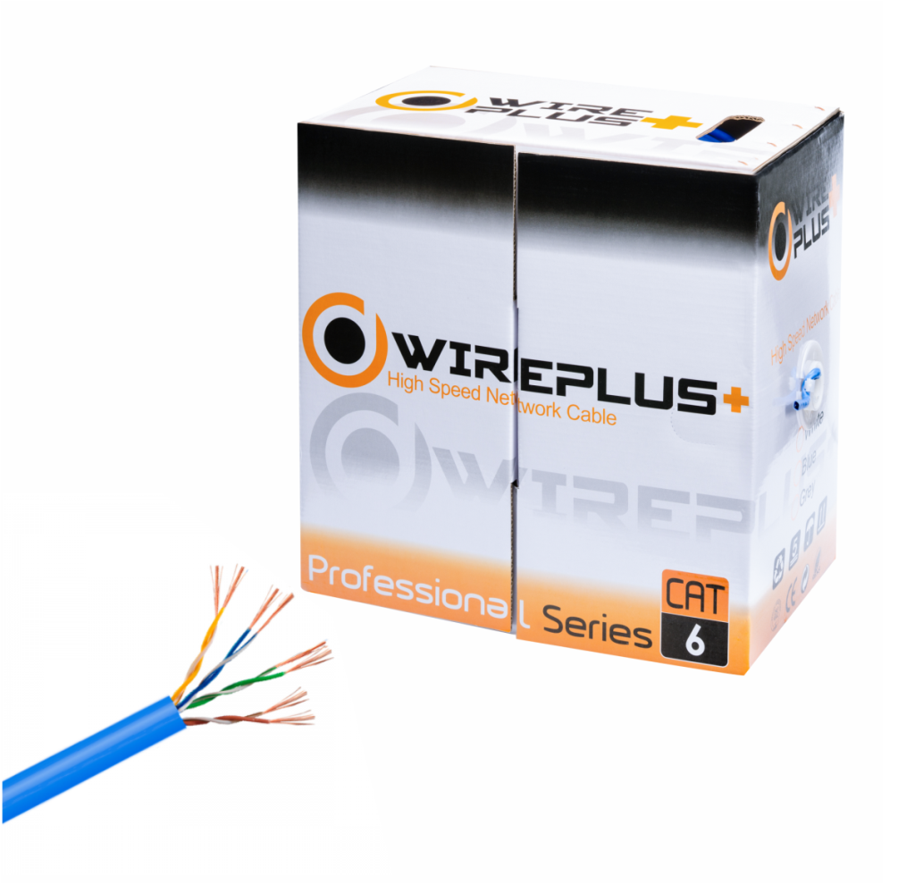 Cable de Red Utp Cat6 Rollo 100Metros Wireplus