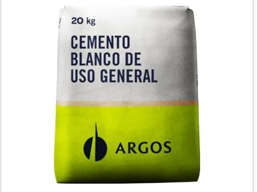 Cemento Blanco Argos Colombiano 20 Kg