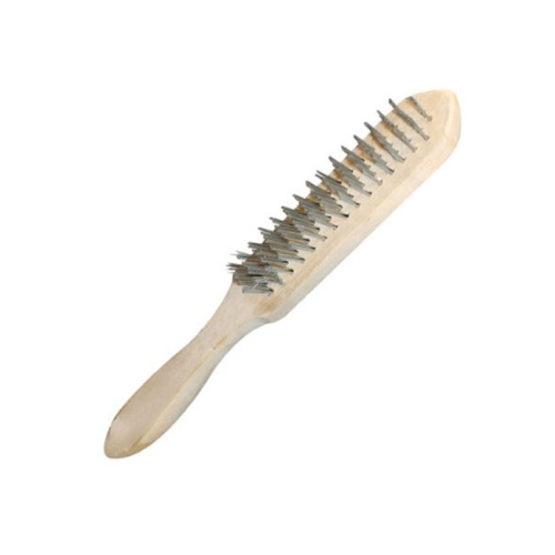 Cepillo de Alambre 4X16 Mango Madera Wolfgang