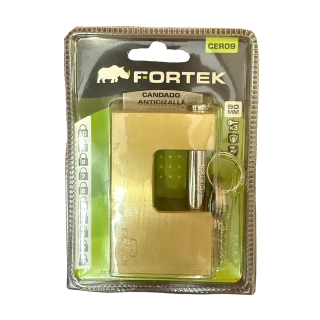 Candado Anticizalla Bronce 90Mm Fortek