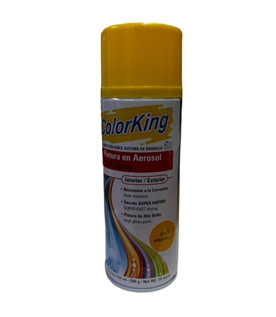 Pintura Aerosol Amarillo Colorking 400Ml
