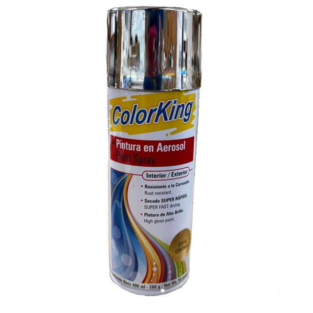 Pintura en Spray Cromo Colorking 280G