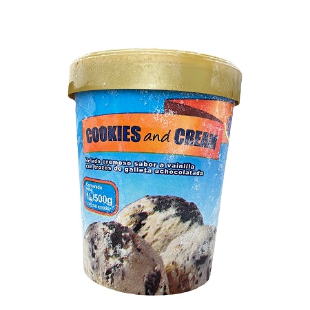 Helado 1 Litro Cookies And Cream