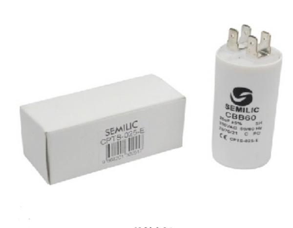 Capacitor 35Uf C/Terminal Semilic
