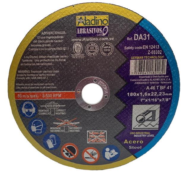 Disco de Corte Metal Ultra Fino 7" Aladino
