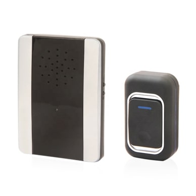 Timbre Inalambrico Señal Digital 100Mts 38 Melodias Negro