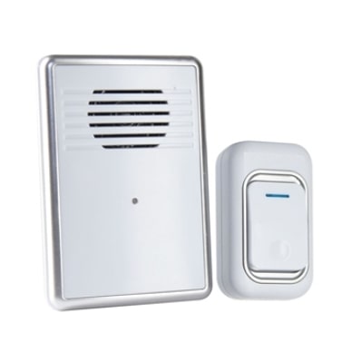 Timbre Inalambrico Señal Digital 100Mts 38 Melodias Blanco