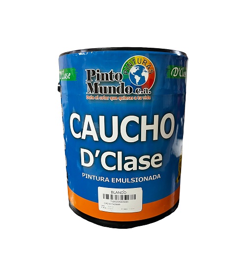 Pintura Blanco Caucho D Clase 1 Galon Pinto Mundo