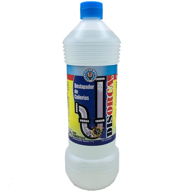 Destapador de Cañerias 1 Litro Disorca