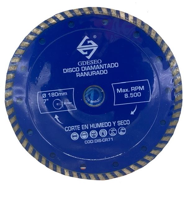 Disco Diamantado Ranurado 7" Gdeseo