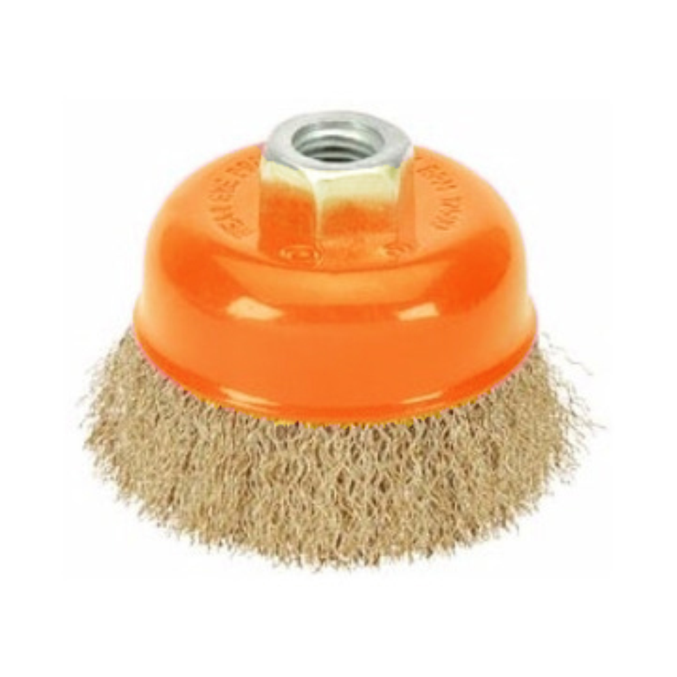 Cepillo Alambre de Copa 4" X 5/8 para Esmeril Diesel Tools