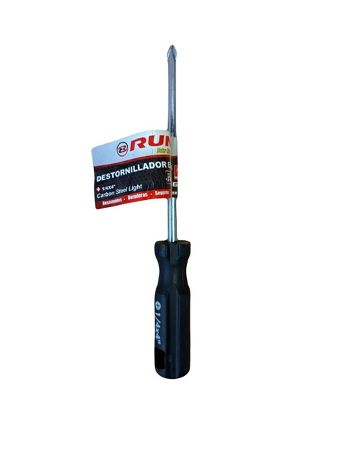 Destornillador de Estria 1/4" X 4" Run