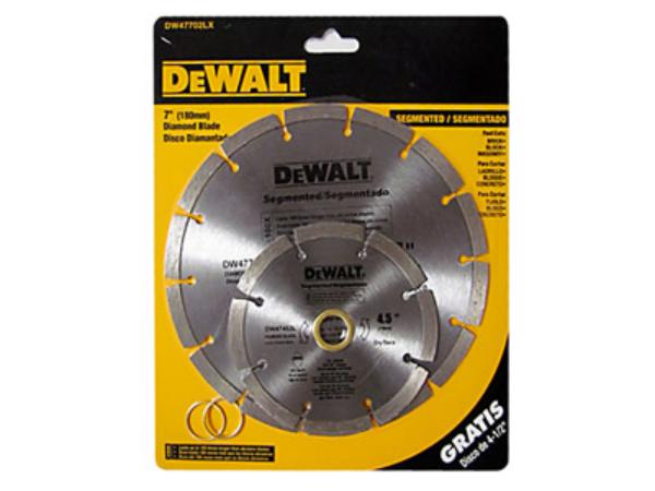 Disco Diamantado Segm Corte Concreto 4-1/2 - 7-1/2 Dewalt