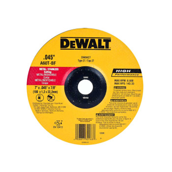 Disco de Corte Ultrafino 4 1/2 Dewalt