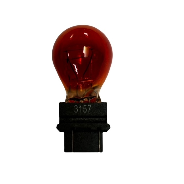 Bombillo Automotriz 3157 12V 27/7W Ambar