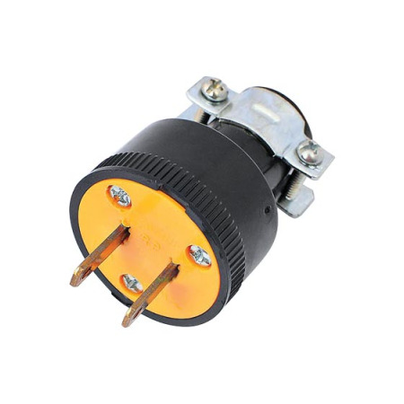 Enchufe Vinil Goma 125V 15Amp