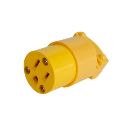 Toma Aerea 2Patas + Tierra 15 Amp Amarilla Classic Lux