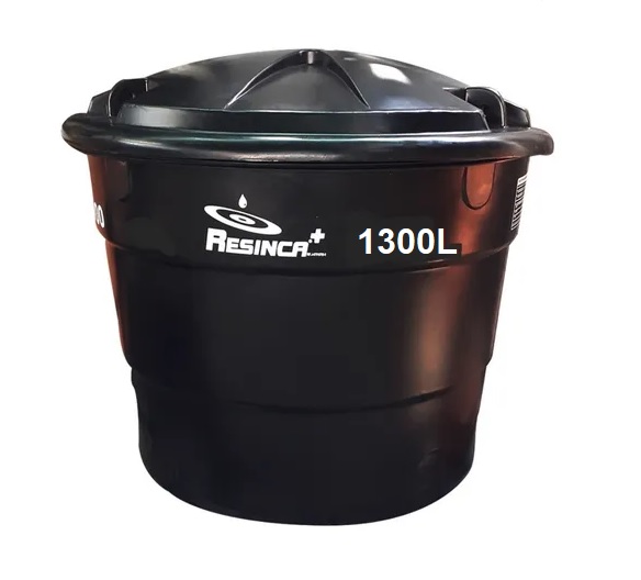 Tanque Eurotanque 1300 Litros Resinca Negro