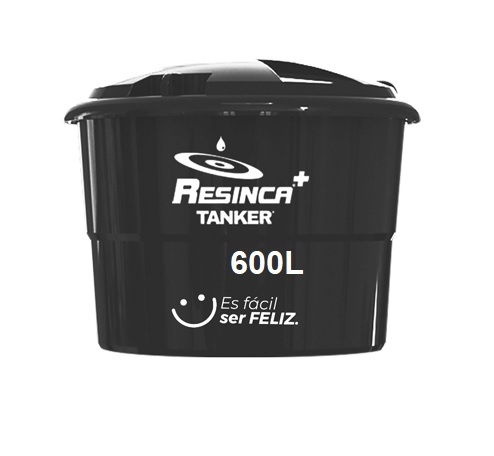 Tanque Eurotanque 600 Litros Resinca Negro