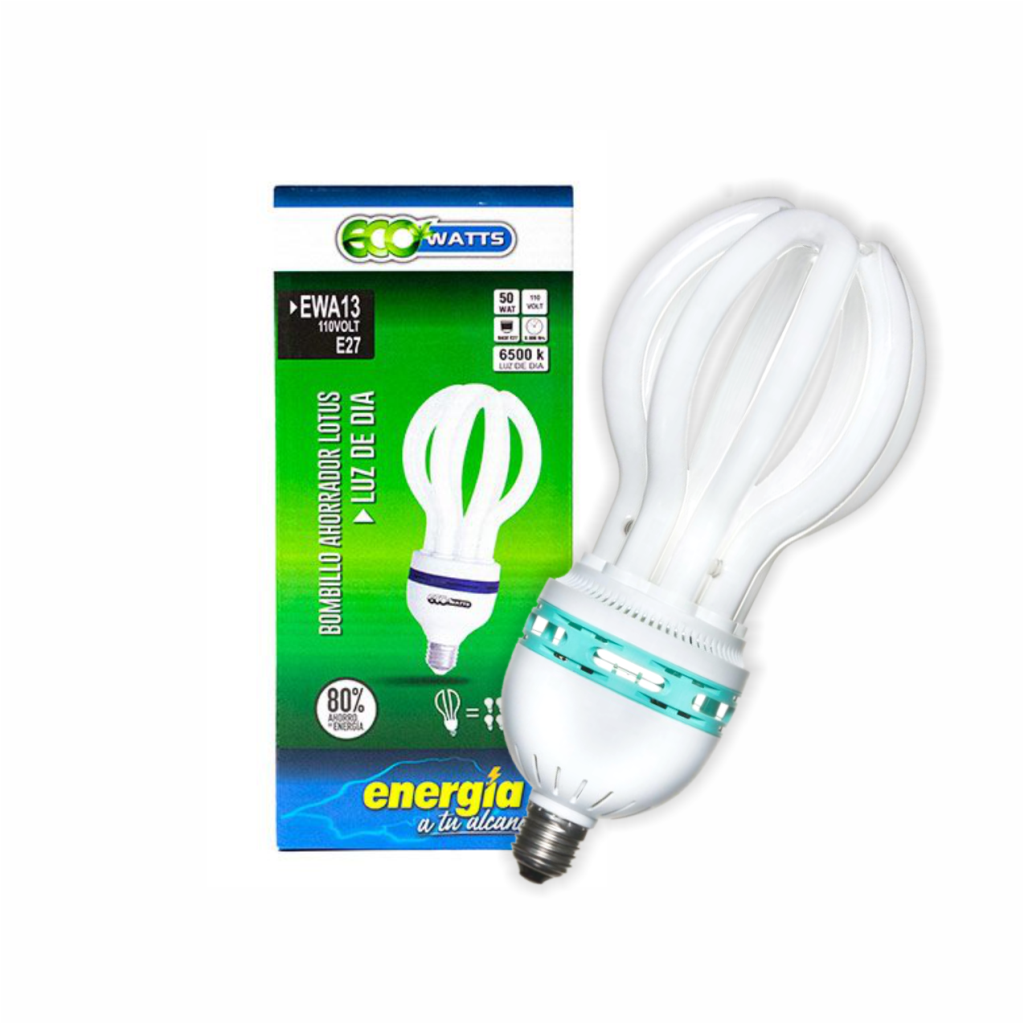 Bombillo Ahorrador 50W E-27 110W