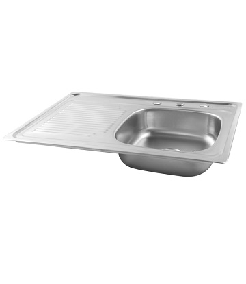 Fregadero Faguax Acero Inox 1 Ponchera y Escurridor Izquierdo