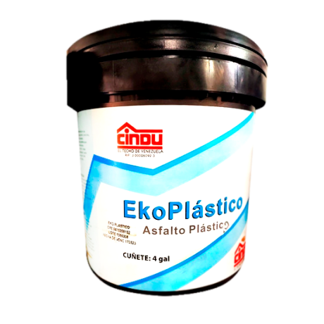 Asfalto Plastico Ekoplastico Cuñete 4 Gal Cindu
