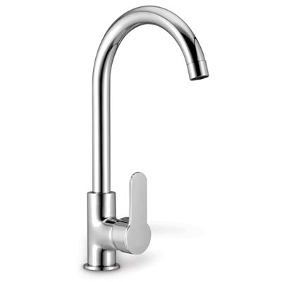 Griferia Monomando de Bronce Cuello de Cisne Fregadero Miami Run