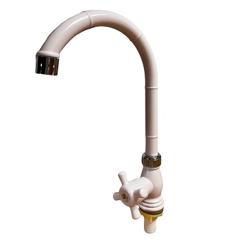 Griferia Pvc para Fregadero Cuello Cisne con Pico 201