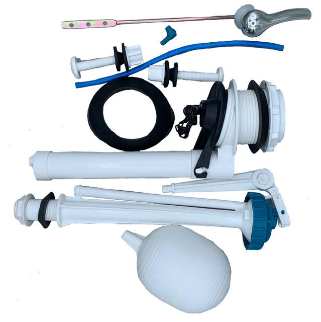 Herraje Completo Plastico para Wc Aqua Q7