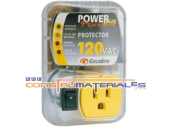 Protector Exceline Power Plug 120Vac Equipos Electronicos