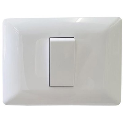 Interruptor Sencillo Blanco Run 10-16Amp