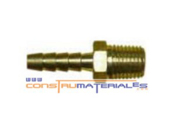 Conector Recto Macho P/Manguera 3/8X1/2
