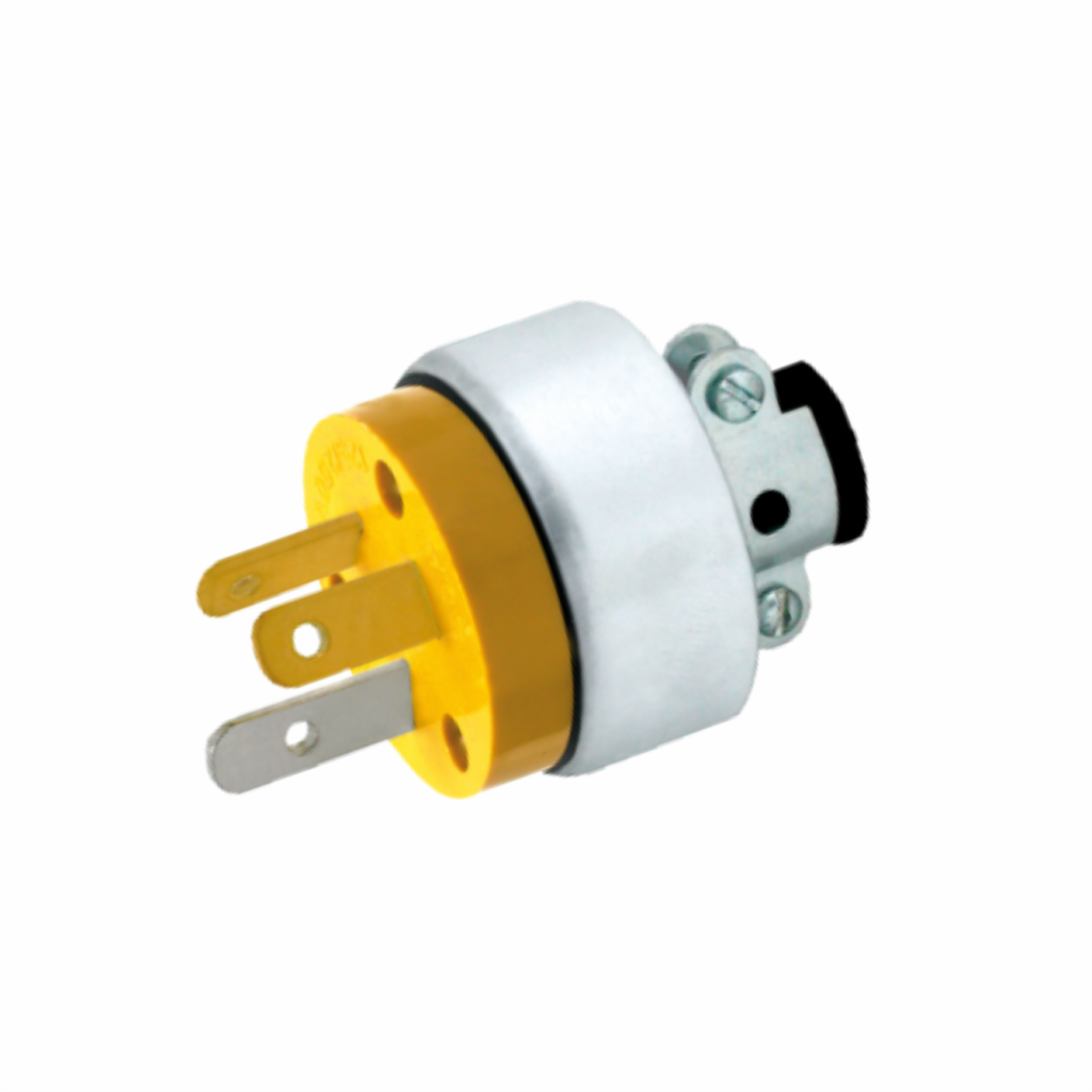 Enchufe 3 Polos Amarillo 3 X 20Amp 250V