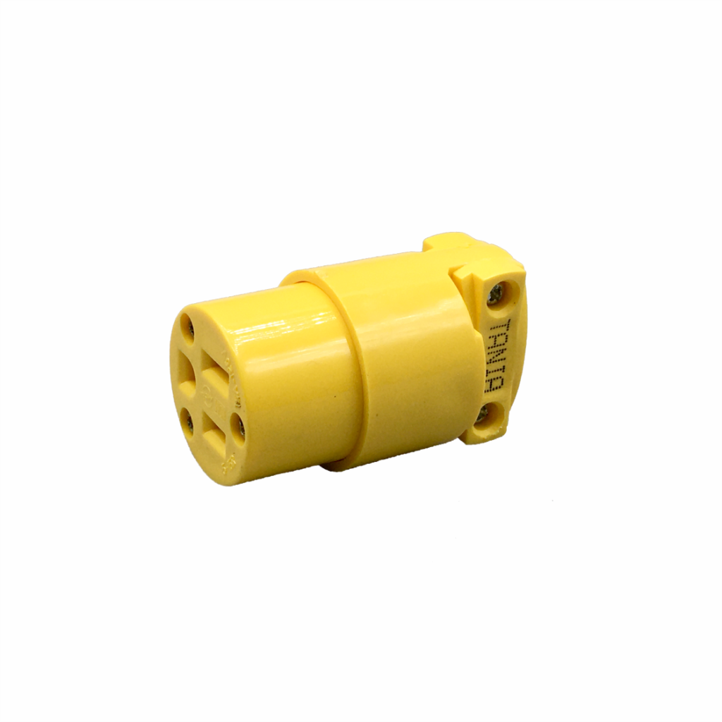Toma Aerea 2 Polos X 15Amp 125V Amarilla Tania