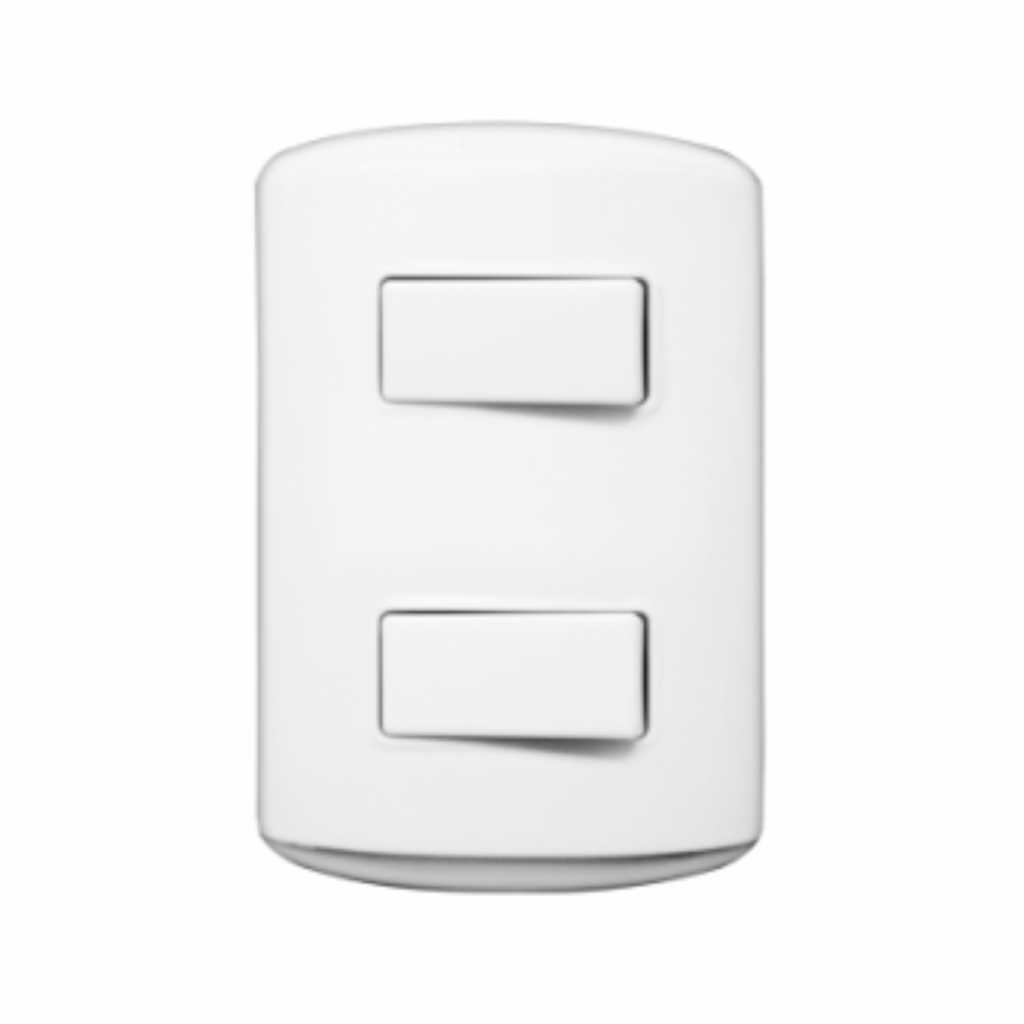 Interruptor Doble 10Amp Linea Mediterranea Tania