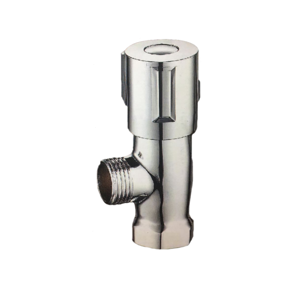 Llave de Arresto 1/2" X 1/2" Cuerpo 100% Bronce Acab. Cromado Faguax