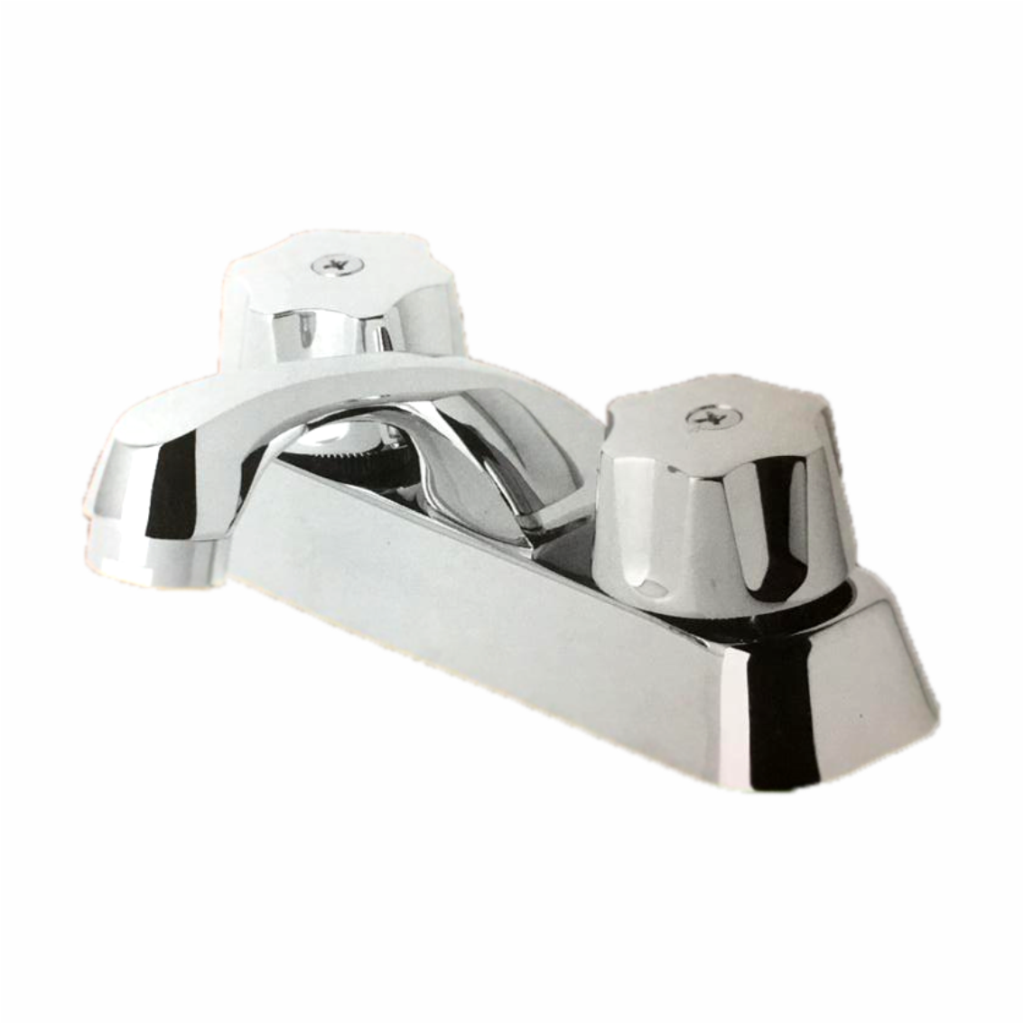 Griferia para Lavamanos 4" Plastico Cromado Brescia
