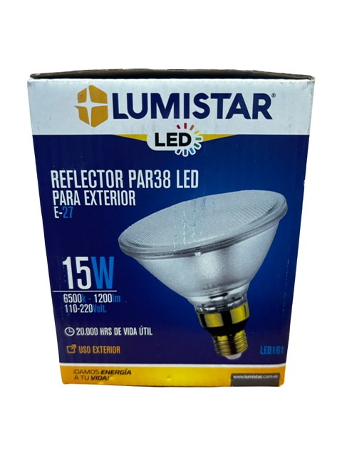 Bombillo Reflector Led Par38 15W E27 Lumistar